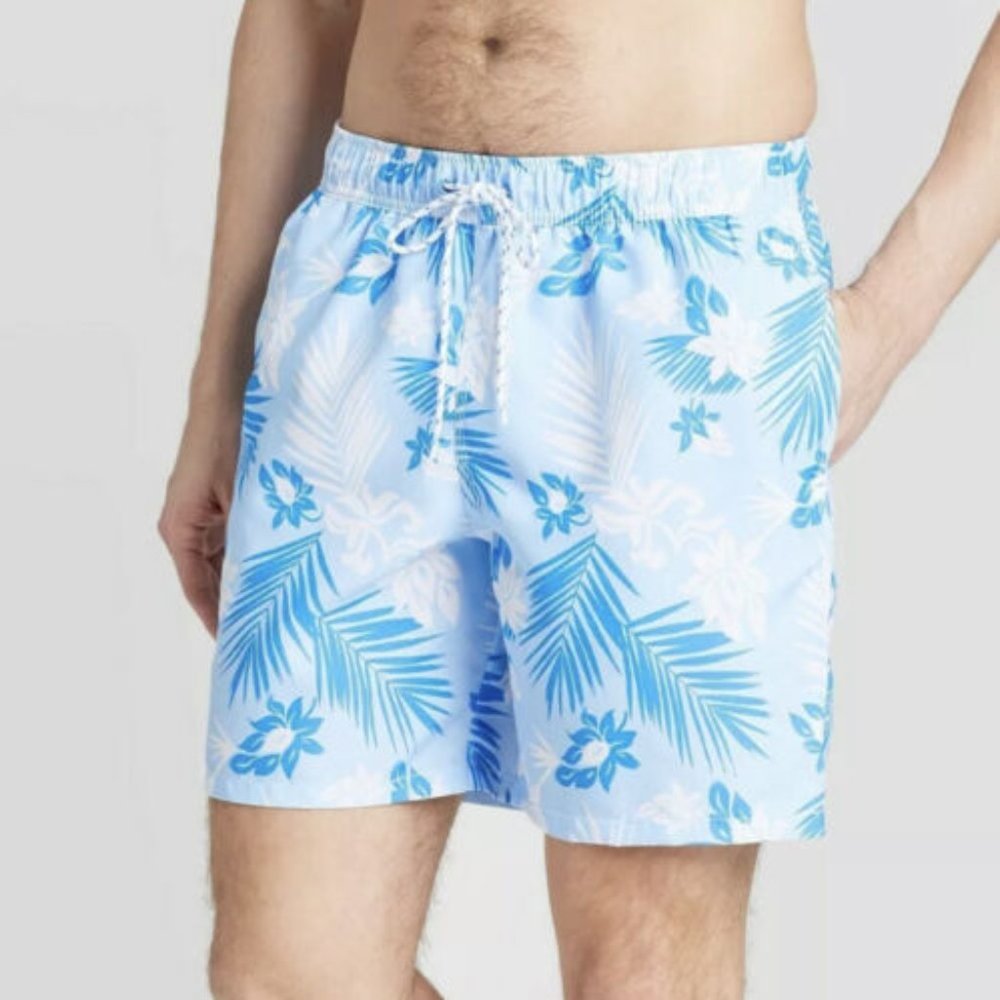 GOODFELLOW & CO SWIM SHORTS FOR MEN FLORAL SIZE XL